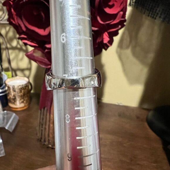 STAINLESS STEEL 316 L RING WITH LAPIS SIZE 7 - Picture 5 of 5